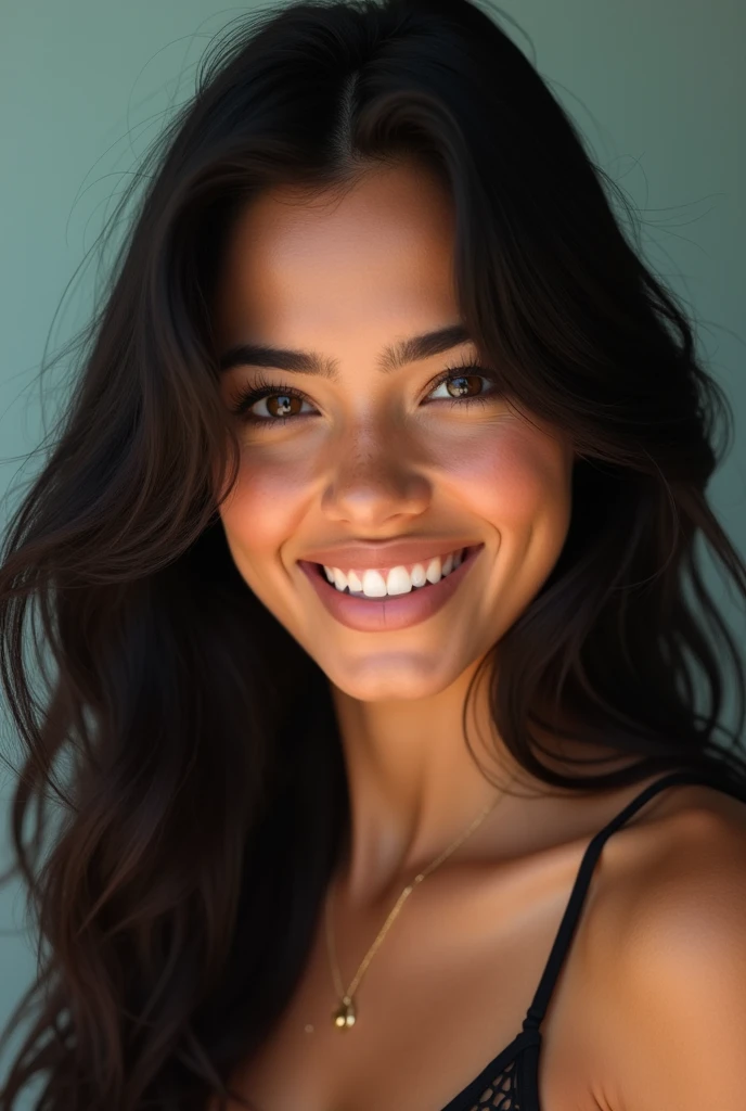 a 19 year old Latina girl with black hair