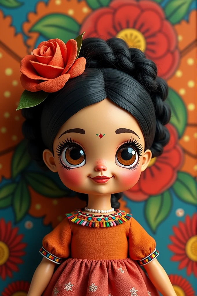 Image of Mexican doll with name Yoli