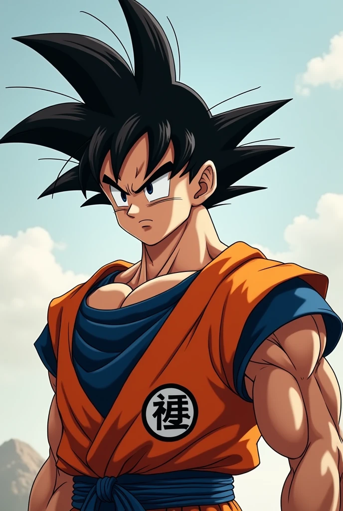 make goku a highly realistic style