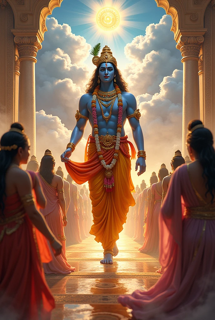 Lord krishna birthday celebration with all god's