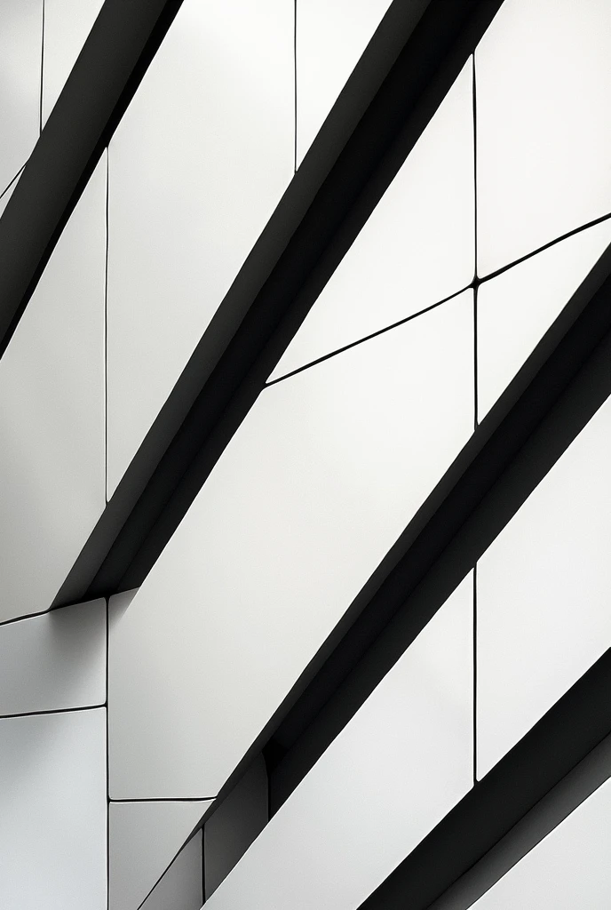Wallpaper thick white lines and thin black diagonal lines