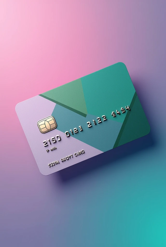 a background design for a credit card with pink colors, lila, military green, azul y military green
