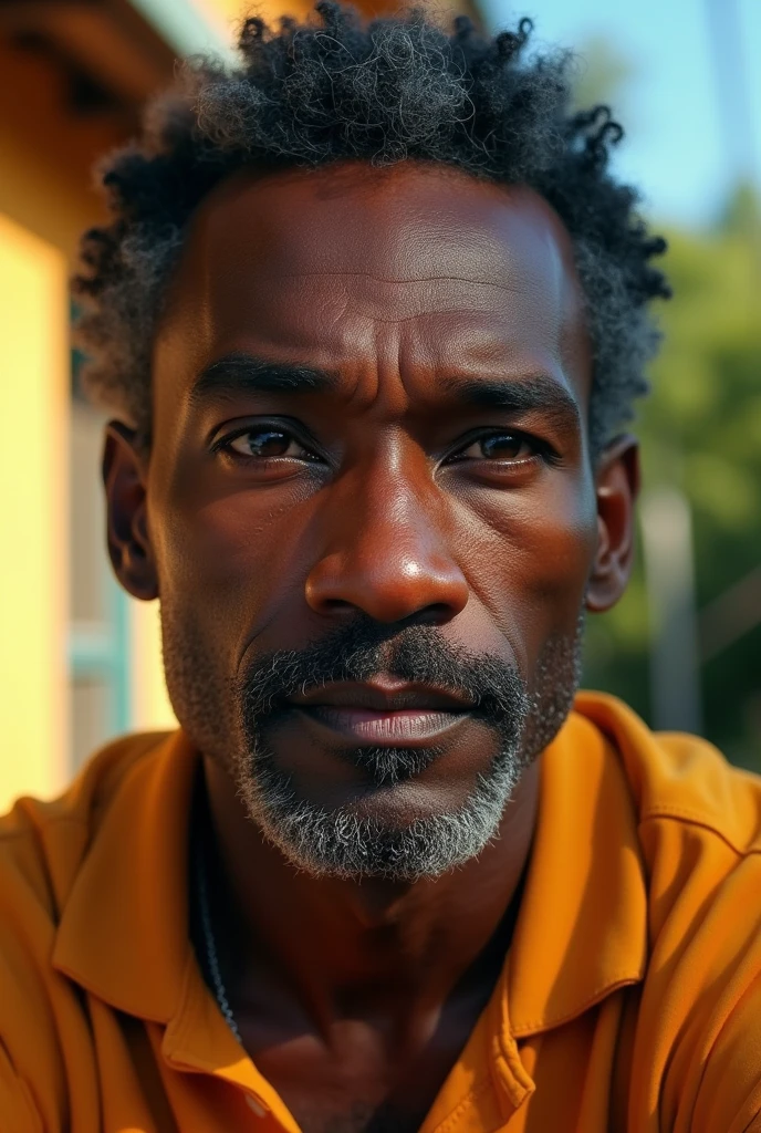 Black man with big nose Dominican Republic 