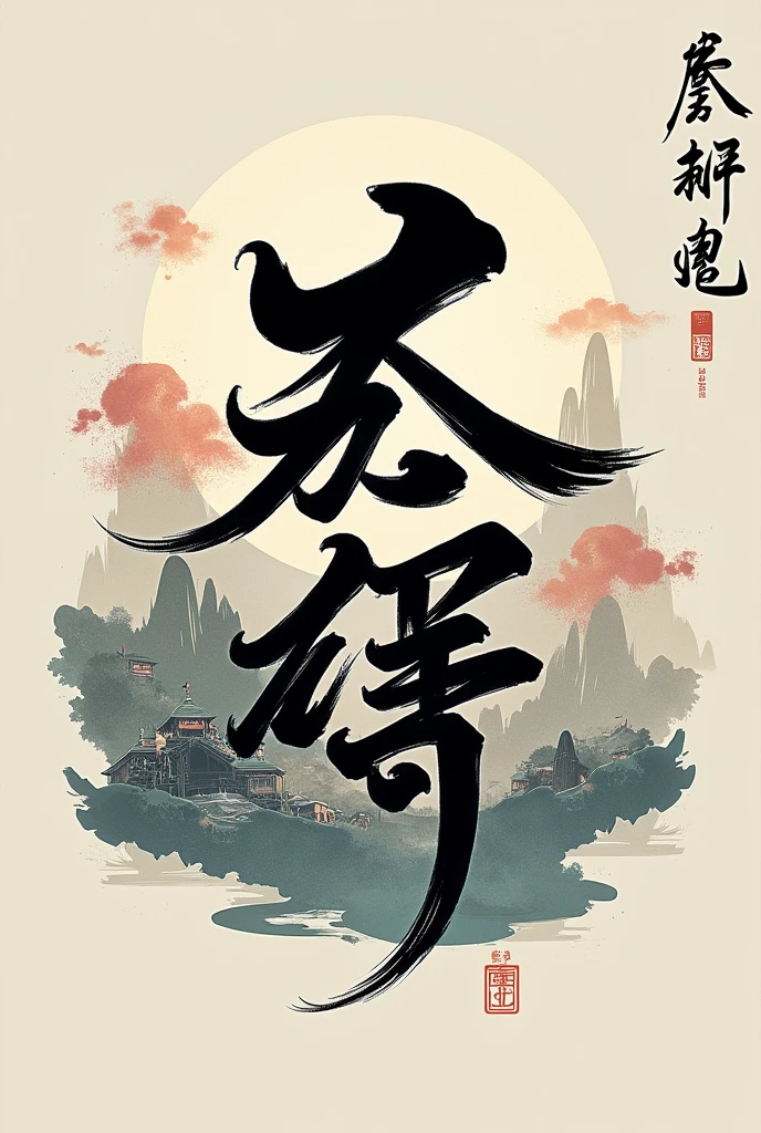 Help me design a traditional Chinese character for "轩",Elements with guns or mecha