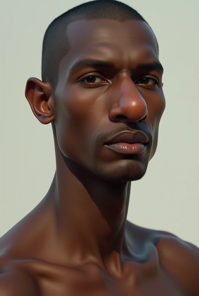 Skinny black man with big nose Dominican Republic