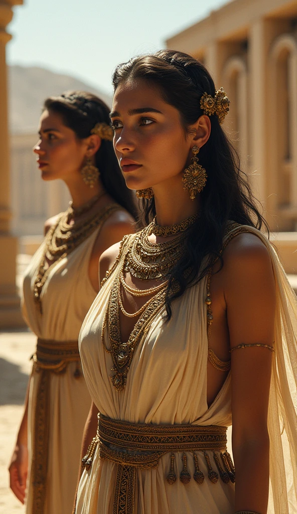 Beautiful ancient Mesopotamian women