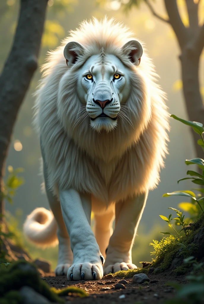 Mutant white lion