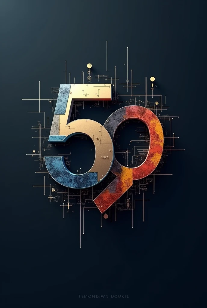 logo that has the 5 engineering concepts.0, and university graduates. aesthetically beautiful logo, special for use in administrative mail, posters and more, but not too minimalist