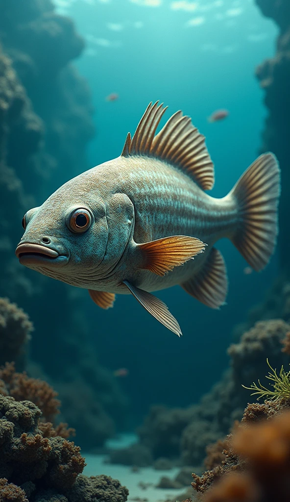Flathead fish image".4K