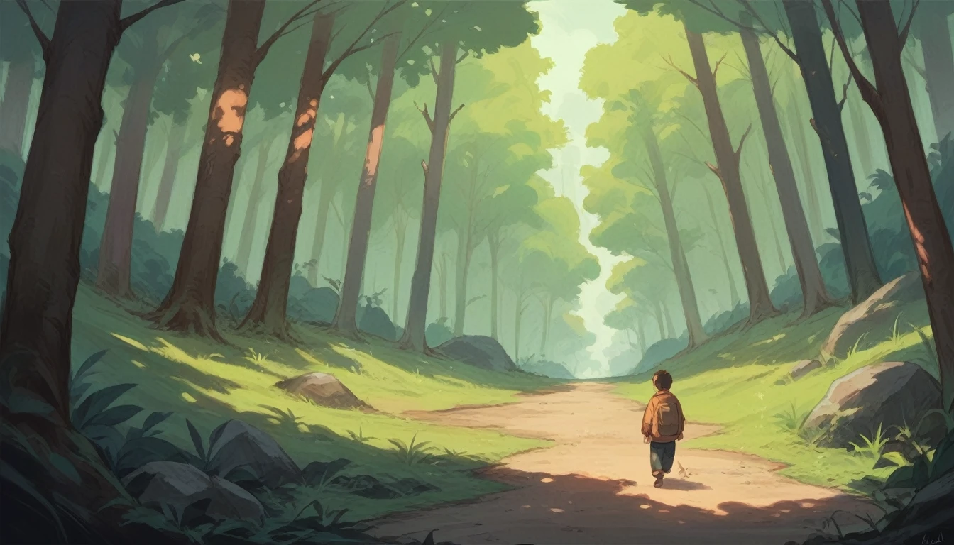 「My Neighbor Totoro」Walking in the forest