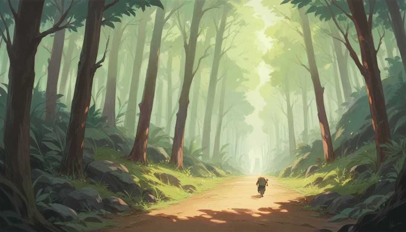 「My Neighbor Totoro」Walking in the forest