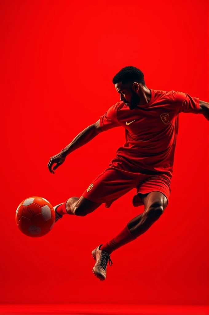 Advertisement with red background Sport