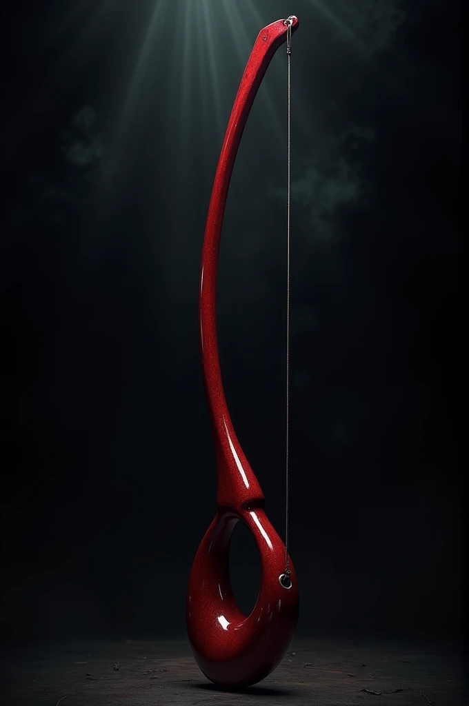 Red and black berimbau