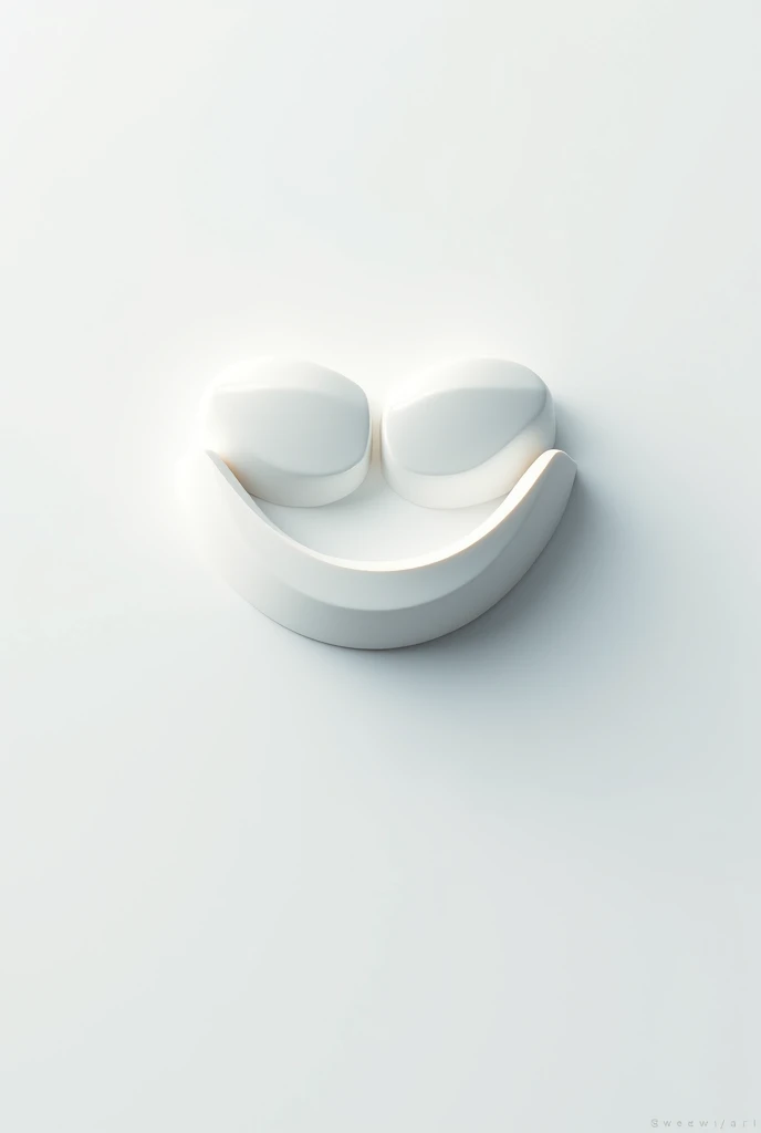 A logo for a dentist who works with smile aesthetics and 3D digital planning, with a main symbol of a smile or tooth.