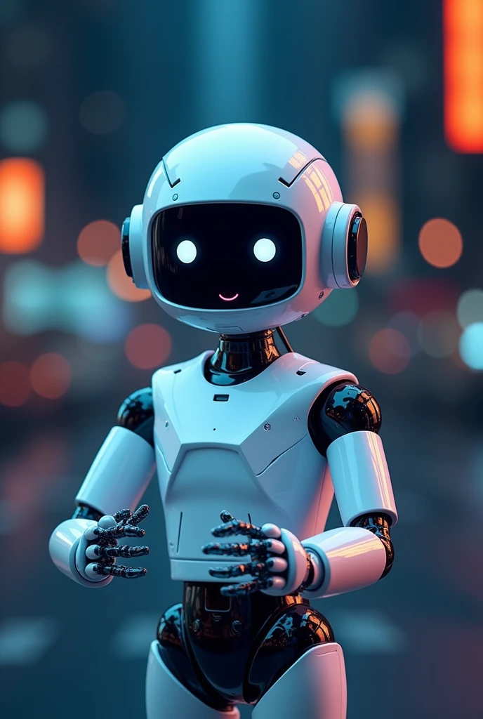 Give me an image for my poster where it is a Chatbot that takes the link of the news article and user ask the questions about that article