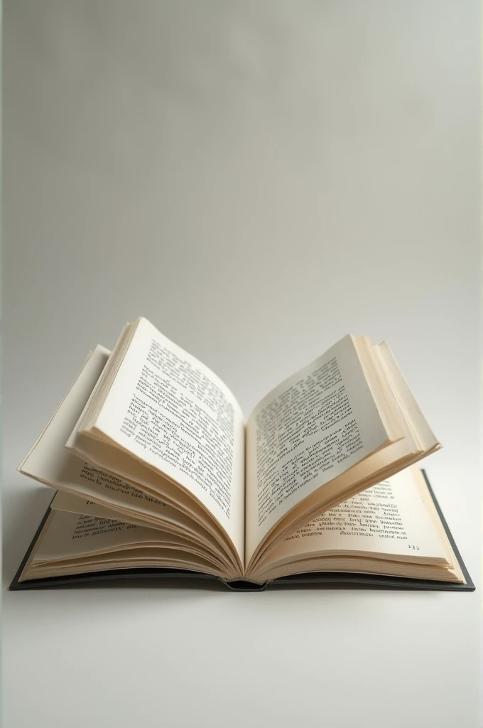 An open book with highlighted words, representing the power of sculpture and writing