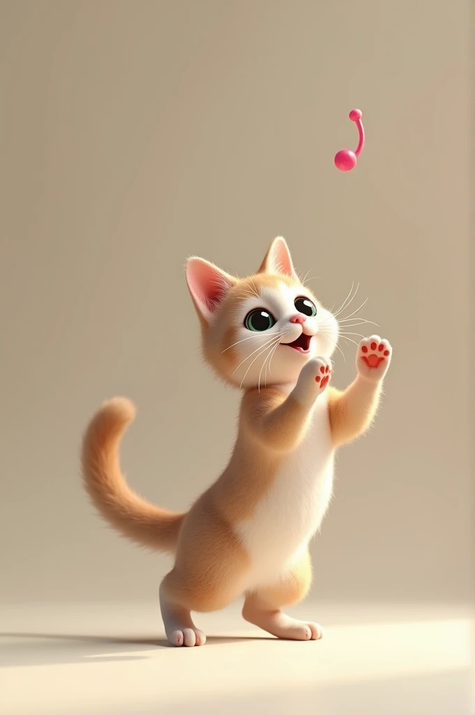 A cat playing 