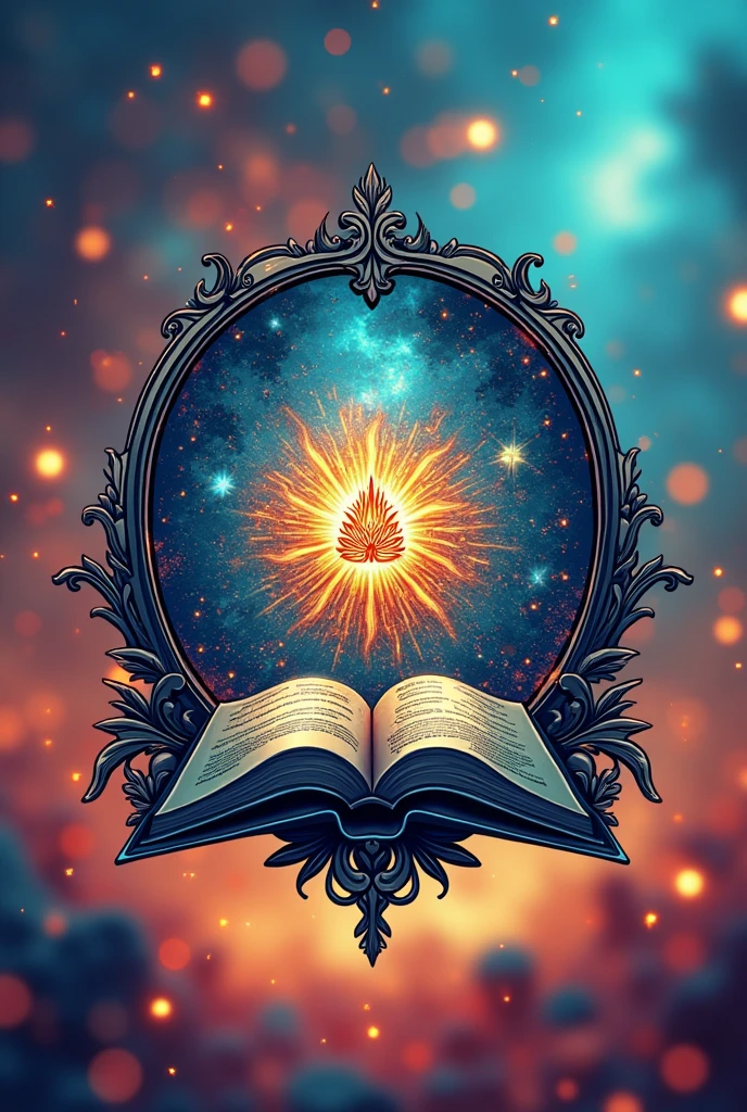 Create a Logo for a YouTube channel. The channel is about Education. The channel name is 'Shanjid Ahmad - Mindful Reads & Beyond'. Remove any human face and increase pictorial view. The background should be more vivid and exploring type