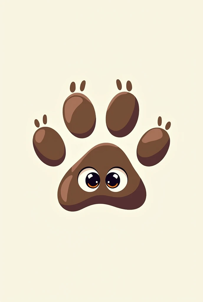 create unique and catchy app logo "paw see"