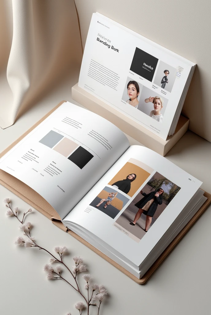 Unique branding book
template