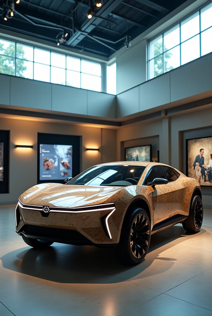 Car showroom with a concept of tamaraw