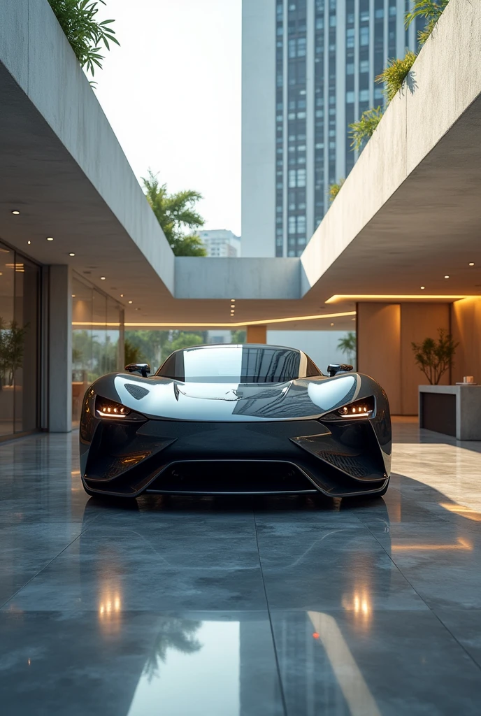 Car showroom exterior with a concept of tamaraw