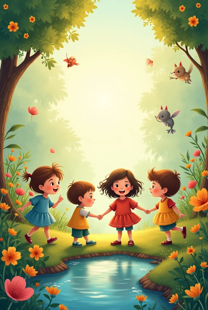 Children book illustration gig image,700*1080 pixels