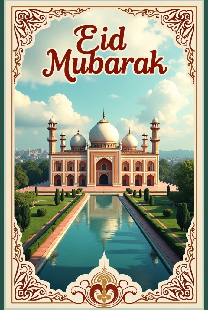 Create a poster Urse Raza Mubarak ho with ala hazrat Bareilly tomb