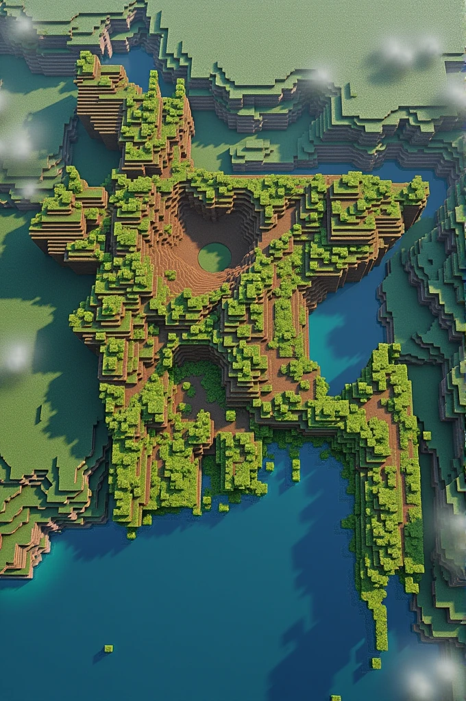 Bangladesh map in Minecraft