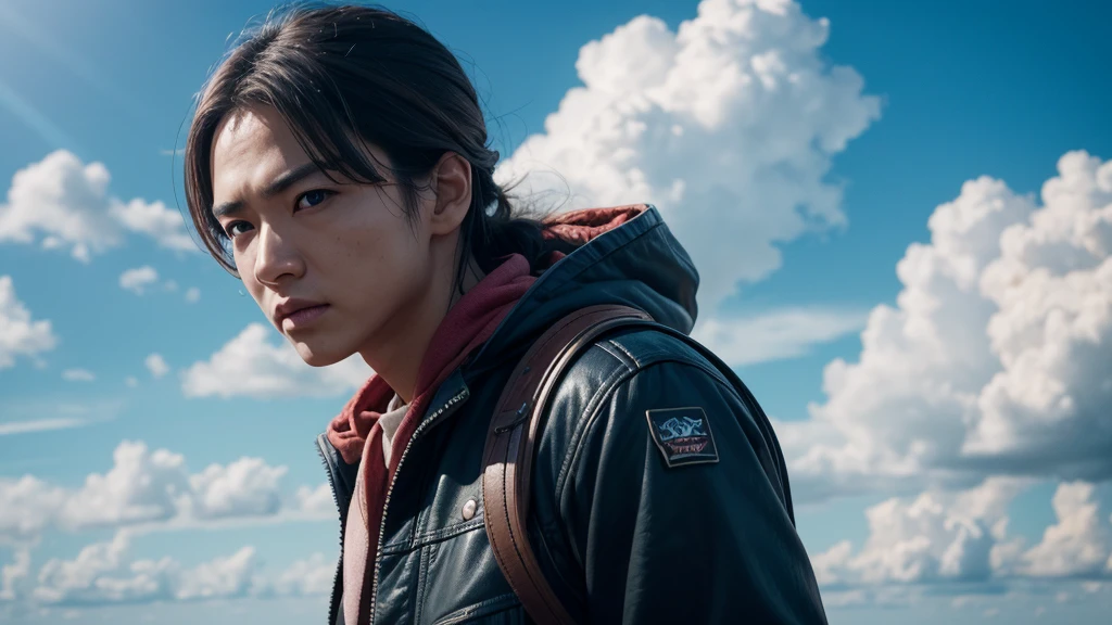 8k、super high quality、masterpiece、Ultra-realistic、real world、live-action、Summer sky、Only clouds and blue sky
