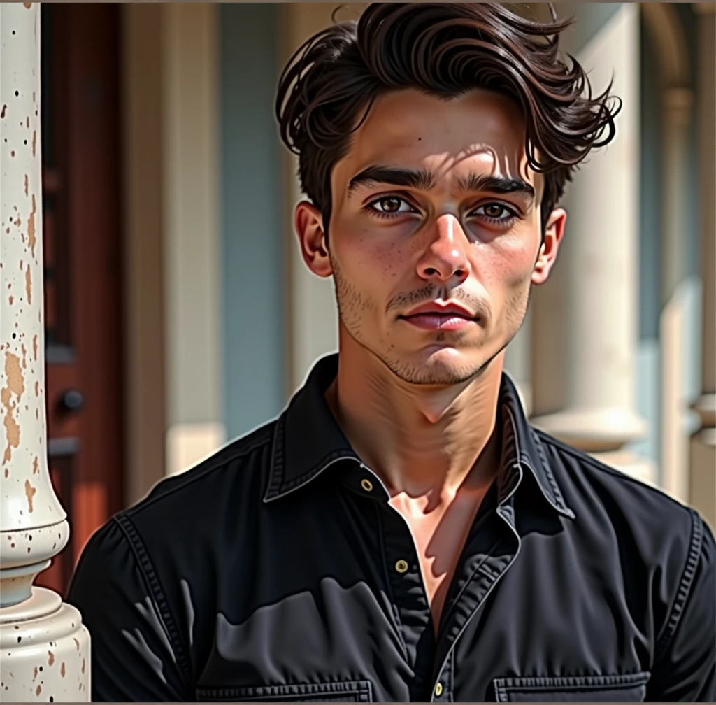 Young 18 boy, without any facial hair