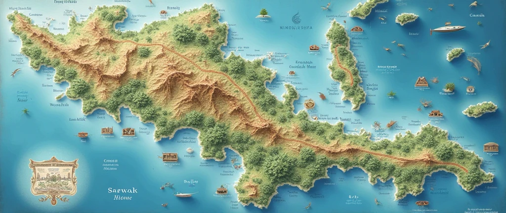 Sarawak map