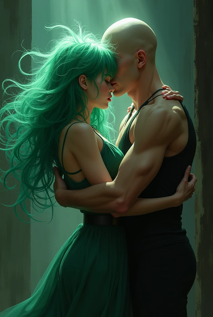 Tatsumaki and Saitama, having sex