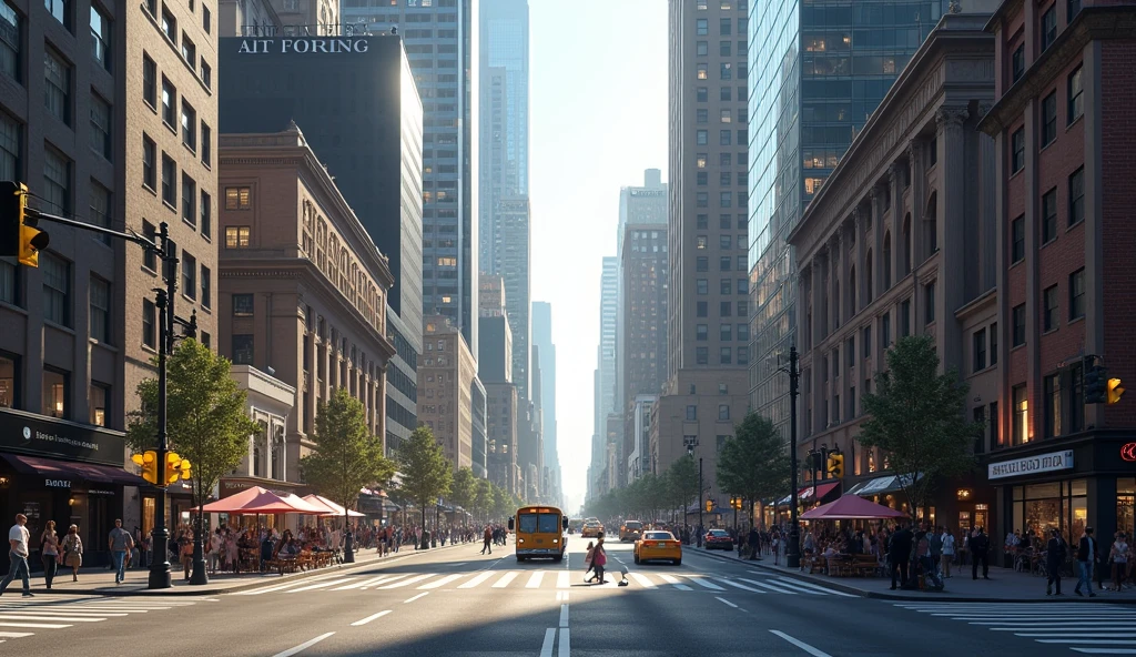 ((((masterpiece,best quality,ultra-realistic)))),ultra-detailed,photography, pov, in a main streets of big city