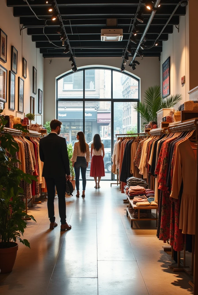 Horizontal image American clothing boutique by Moni