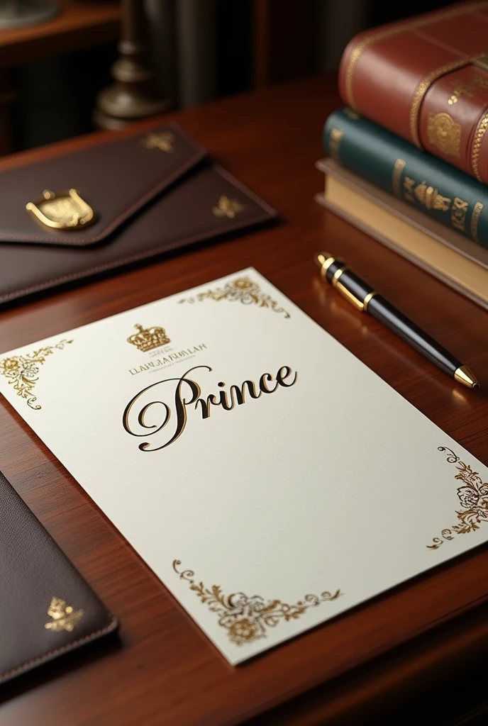 Stationary office named prince document