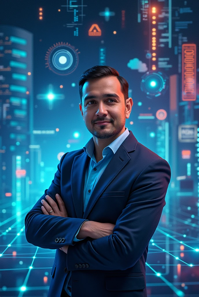 Create me an image or logo about information systems engineering: eduardo hernandez
