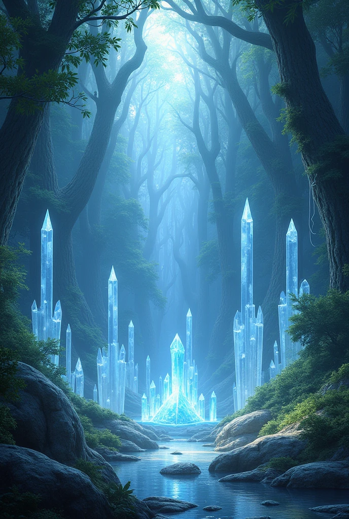 crystal forest where the sun does not enter
