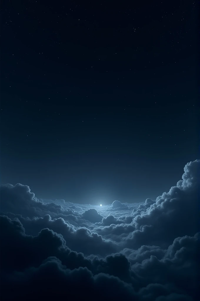 Beutiful dark night with small star