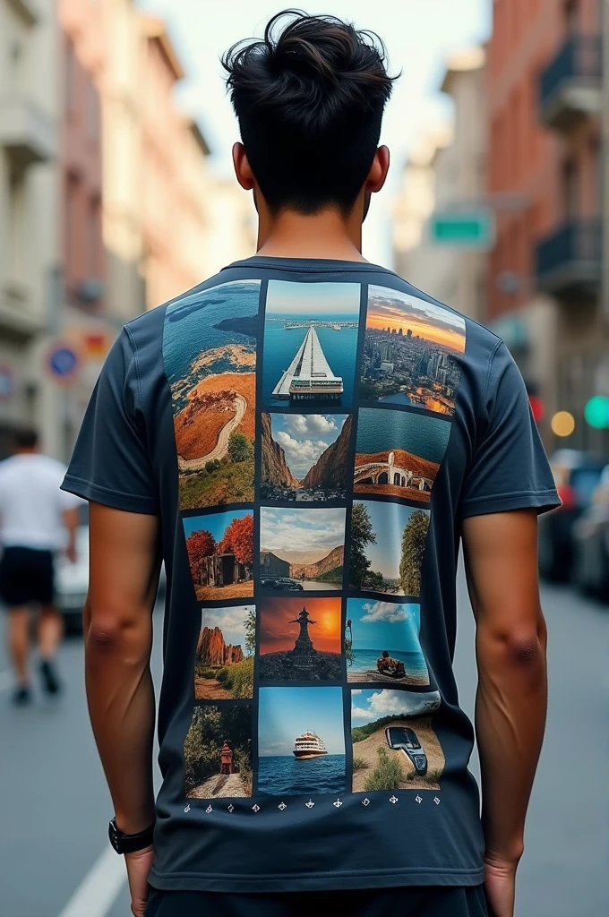 T shirt back print photos