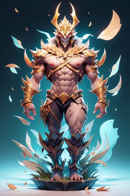 Create a monster image created from the letter A.. The body is transparent and can be seen through. The image is sharp and detailed., with beautiful colors.. With arms, leg, eyes, mouth, พื้นหลังสีlegว