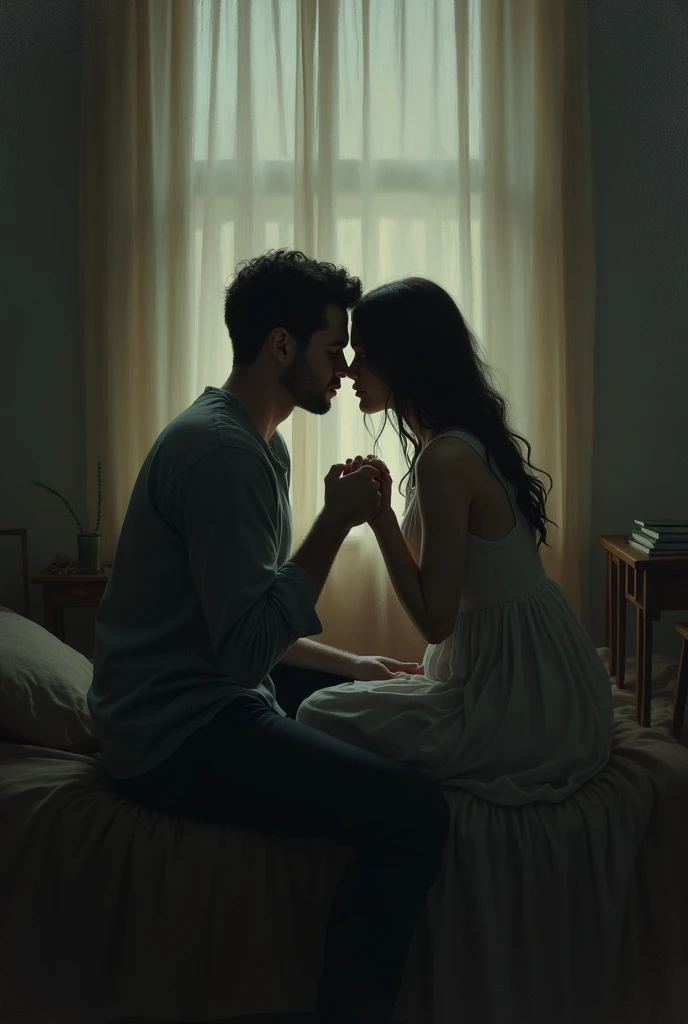 Image of a couple who don't talk to each other out of pride but love each other
