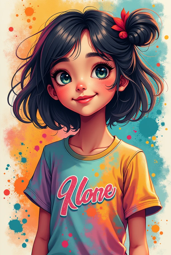 Beautiful creative girl t shirts design