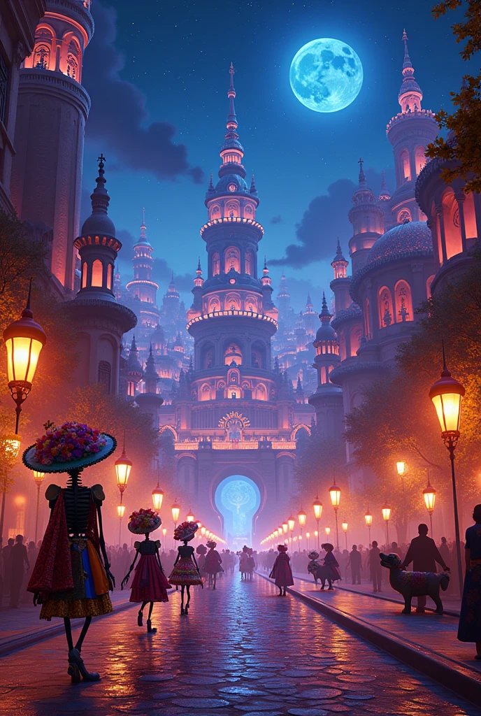 Land of the dead like in Coco