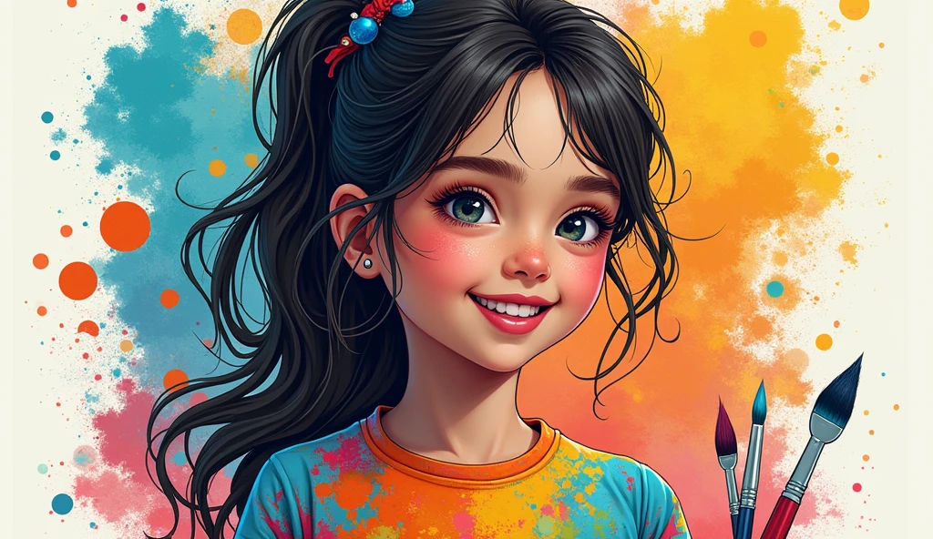 Beautiful creative girl t shirts design