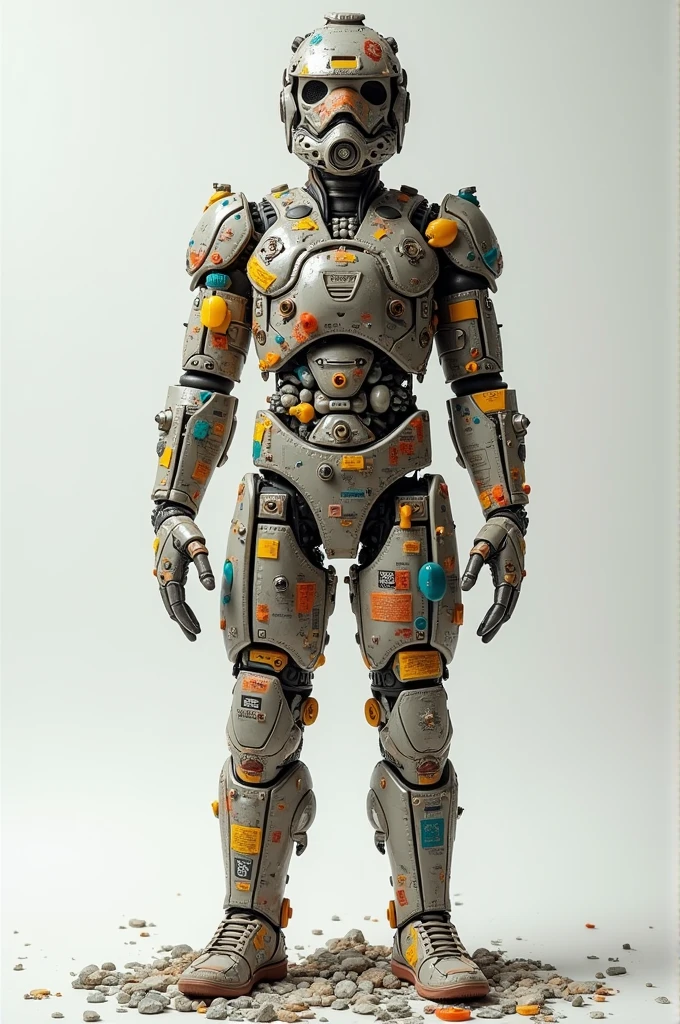 I am the image that combines different things to form a human body and they are everyday things, The message is that everything we use can be combined , real very real, 48K