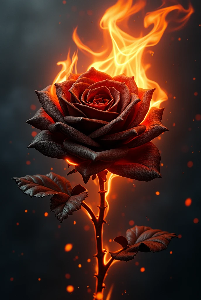 black Rose is on fire