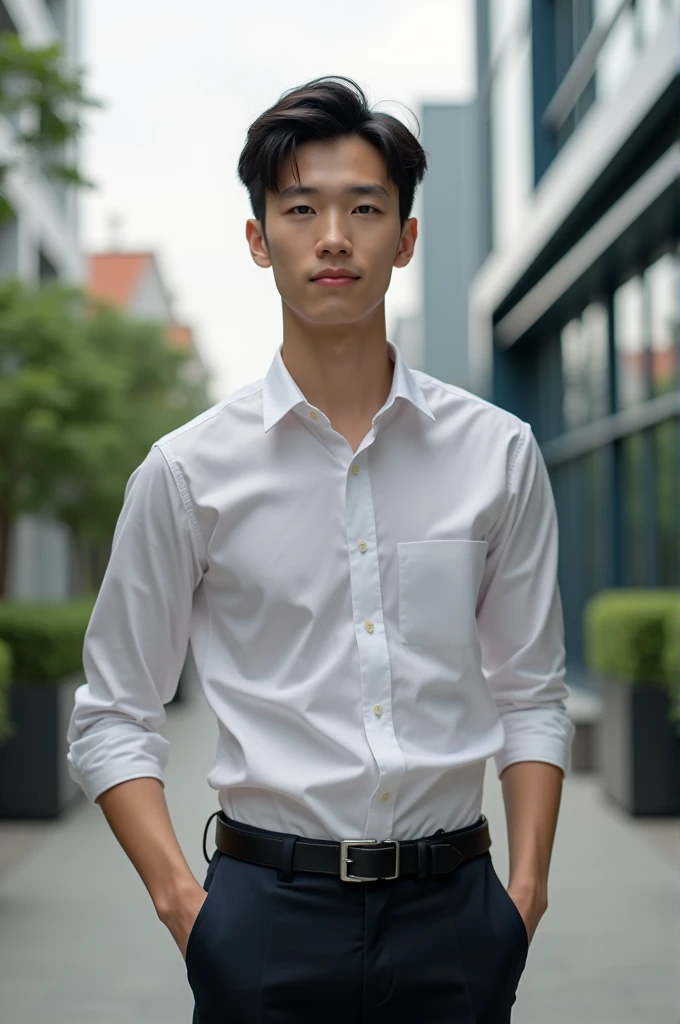 18 years boy with professional look in asian countries 