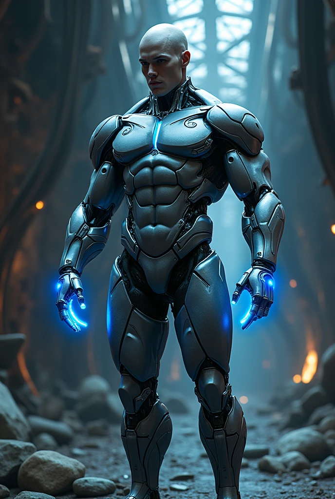 (male synth\(vader-san\):1.5), Anthro, solo, adult, (muscular male, muscle:1.7), (robot, machine, mechanical, cyborg, Android:1.5), (Bluegreen metallic body:1.7), (black silicon skin:1.7) (Visor monitor Bluegreen eyes:1.5), (ultra big pecs:1.5), (abs:1.5), (big ass:1.5), high tall, (nude, naked:1.9), glowing LED, (erect Bluegreen nipple:1.7), (English paint:1.7), (broad tail, claw:1.5), standing, (expressive pose:1.5), looking here, (Bluegreen energy power effect:1.5), (hyper detailed eyes:1.7), ((simple black room:1.5)), (8K, best quality, ​master piece, Hyper realistic, Digital art, Photorealistic, photograph, absurd res, hyper detailed, high resolution, upload to e621, \(artwork\):1.5), ((by null-ghost, by taran fiddler, by anhes, by nekogaki:1.5), (3d, Unreal Engine 5:1.5), ((zoom in head to thigh:1.5)), (body front, turn this way:1.2), (three quarter portrait:1.5), wearing jockstrap, huge bulge , NSFW, detailed 