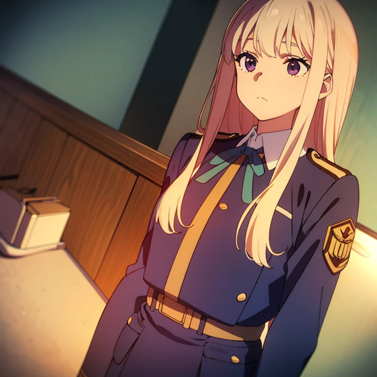 (masterpiece), (best quality),
 daughter,Long hair,Uniforms